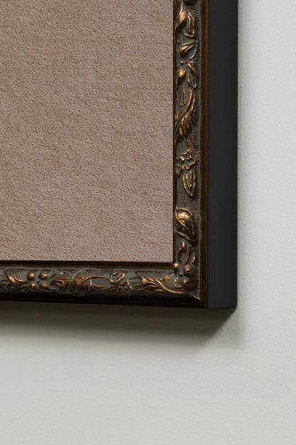 BRANCHE DE LIN I, Oeuvre sur toile étirée, encadré Vintage Bronze