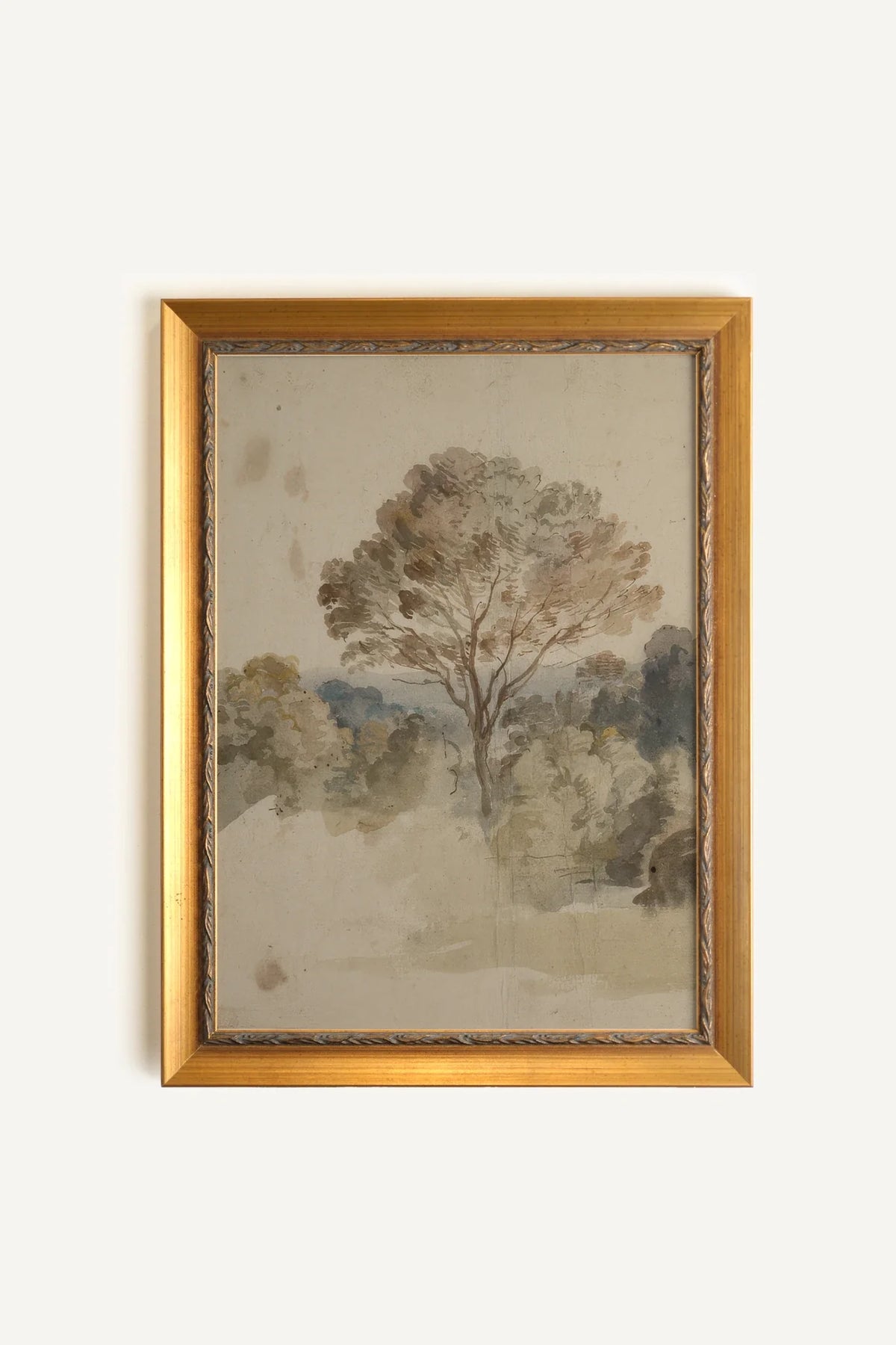 LISIÈRE DORÉE toile rigide encadré Vintage Or