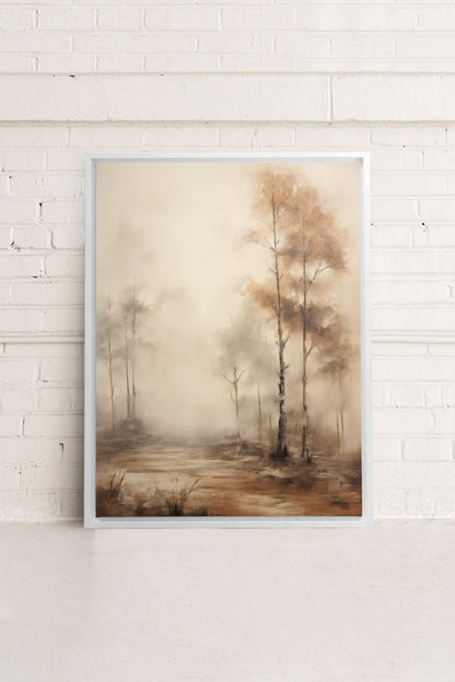 ENIGMATIC FOREST, Work on stretched canvas
