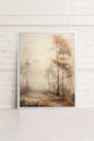ENIGMATIC FOREST, Work on stretched canvas
