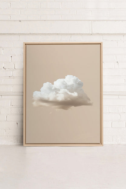 CREAM CLOUD, Work on stretched canvas