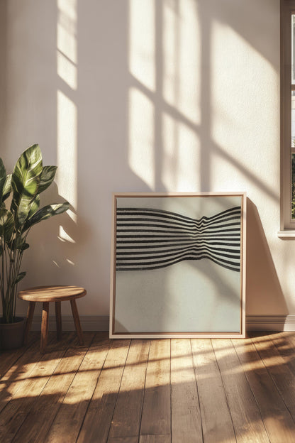 INFINITE STRIPES, Oeuvre sur toile étirée
