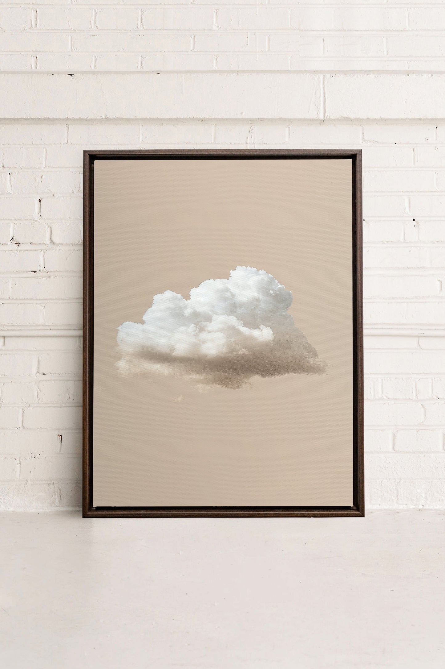 CREAM CLOUD, Work on stretched canvas