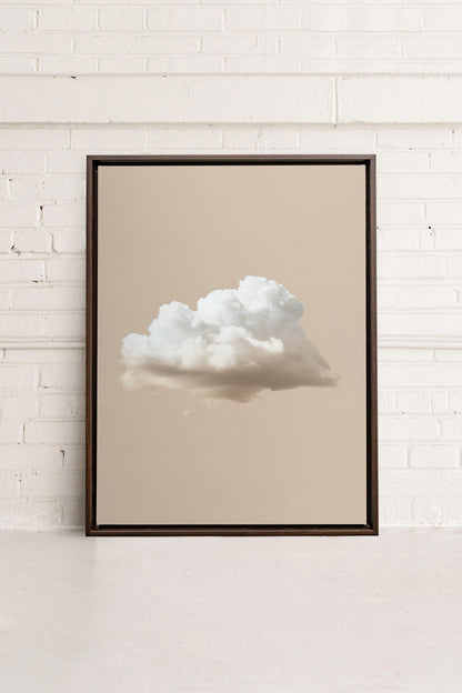 CREAM CLOUD, Work on stretched canvas