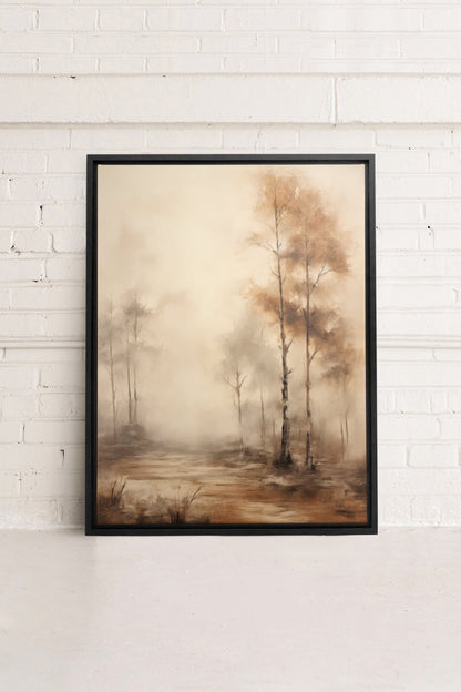 ENIGMATIC FOREST, Work on stretched canvas