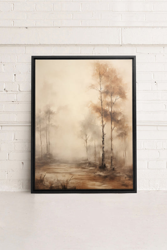 ENIGMATIC FOREST, Work on stretched canvas