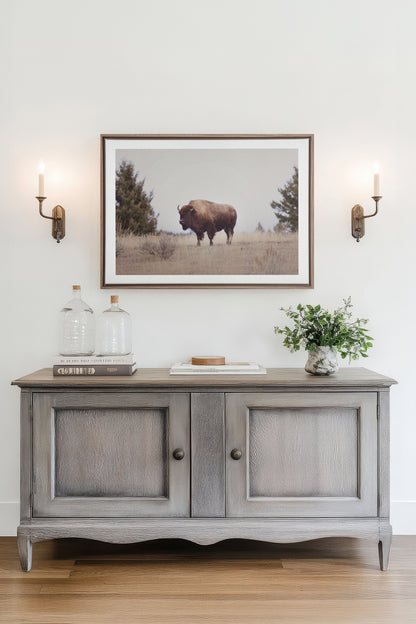 POUSSIÈRE D'OUEST, Oeuvre sur toile étirée