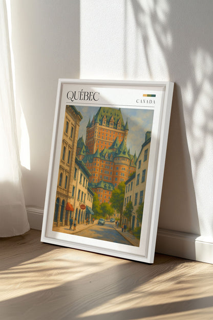 QUÉBEC I, Work on stretched canvas