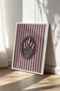 LAVENDER STRIPES, Work on stretched canvas