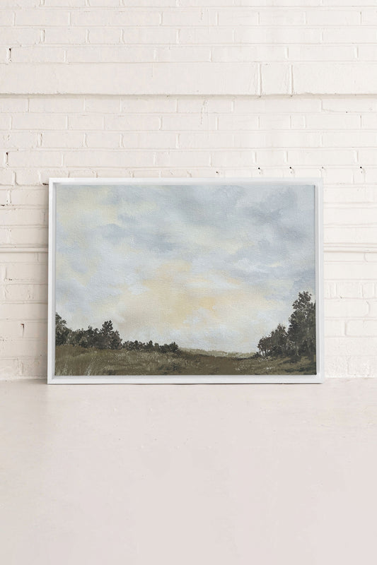 FRESH SKIES, Work on stretched canvas