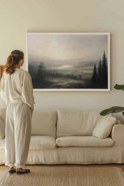 GLOW OF SILENCE, Work on stretched canvas