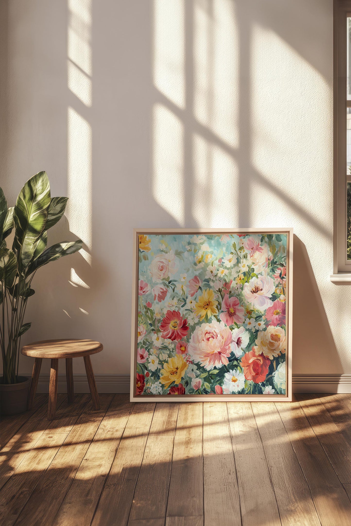 ÉCLAT DE SAISON, Work on stretched canvas