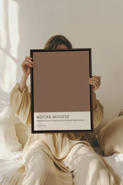 MOCHA MOUSSE, Work on stretched canvas