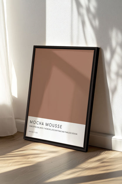 MOCHA MOUSSE, Work on stretched canvas