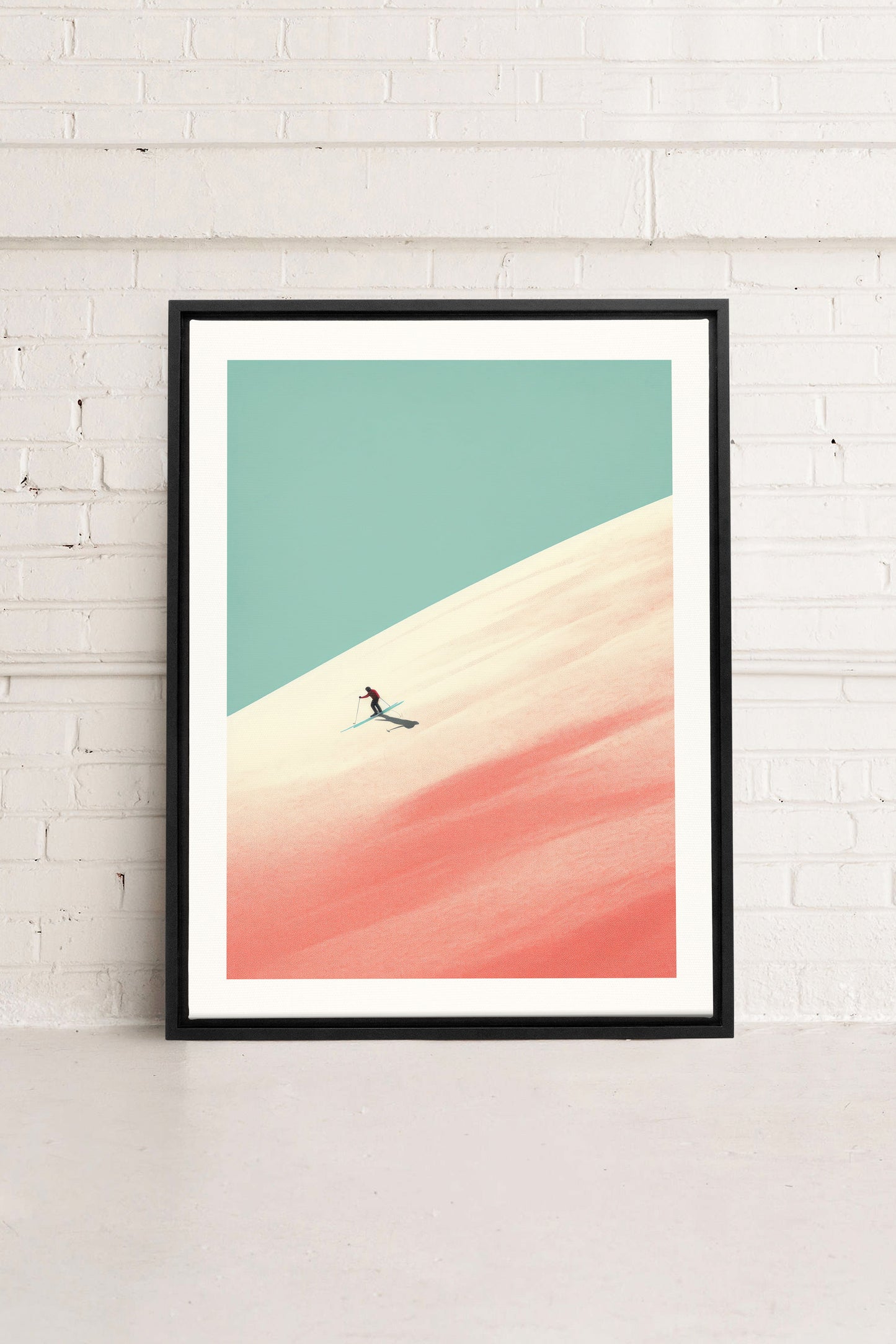 Frosty Glide, Work on stretched canvas