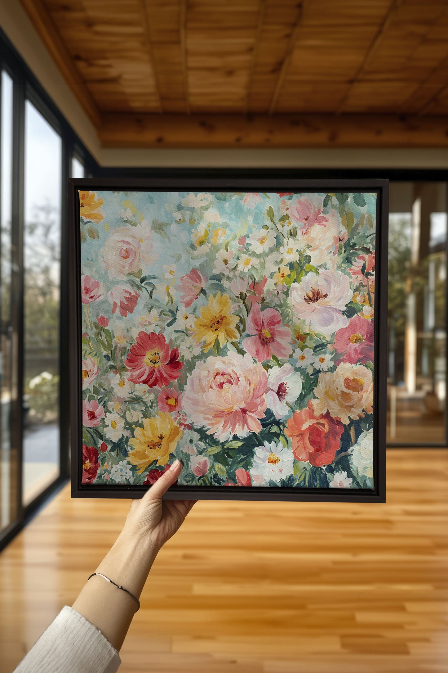 ÉCLAT DE SAISON, Work on stretched canvas