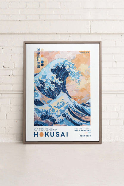 THE GREAT WAVE, Work on stretched canvas