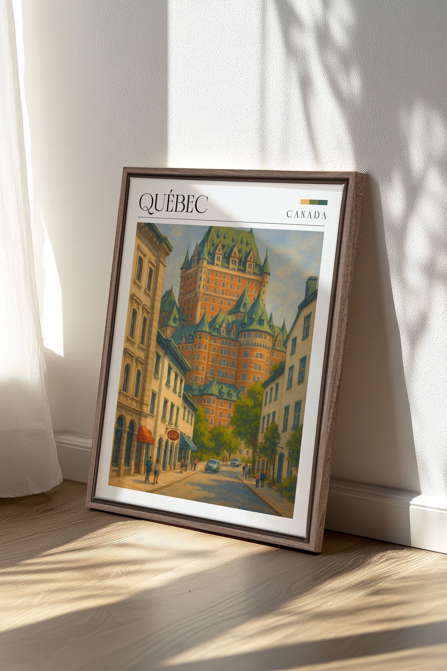 QUÉBEC I, Work on stretched canvas