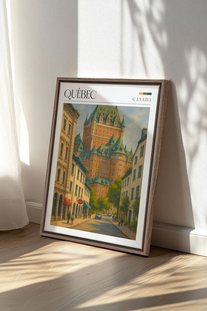 QUÉBEC I, Work on stretched canvas