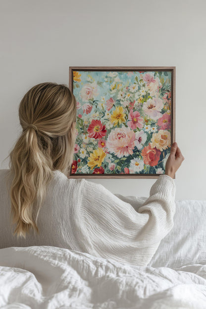ÉCLAT DE SAISON, Work on stretched canvas