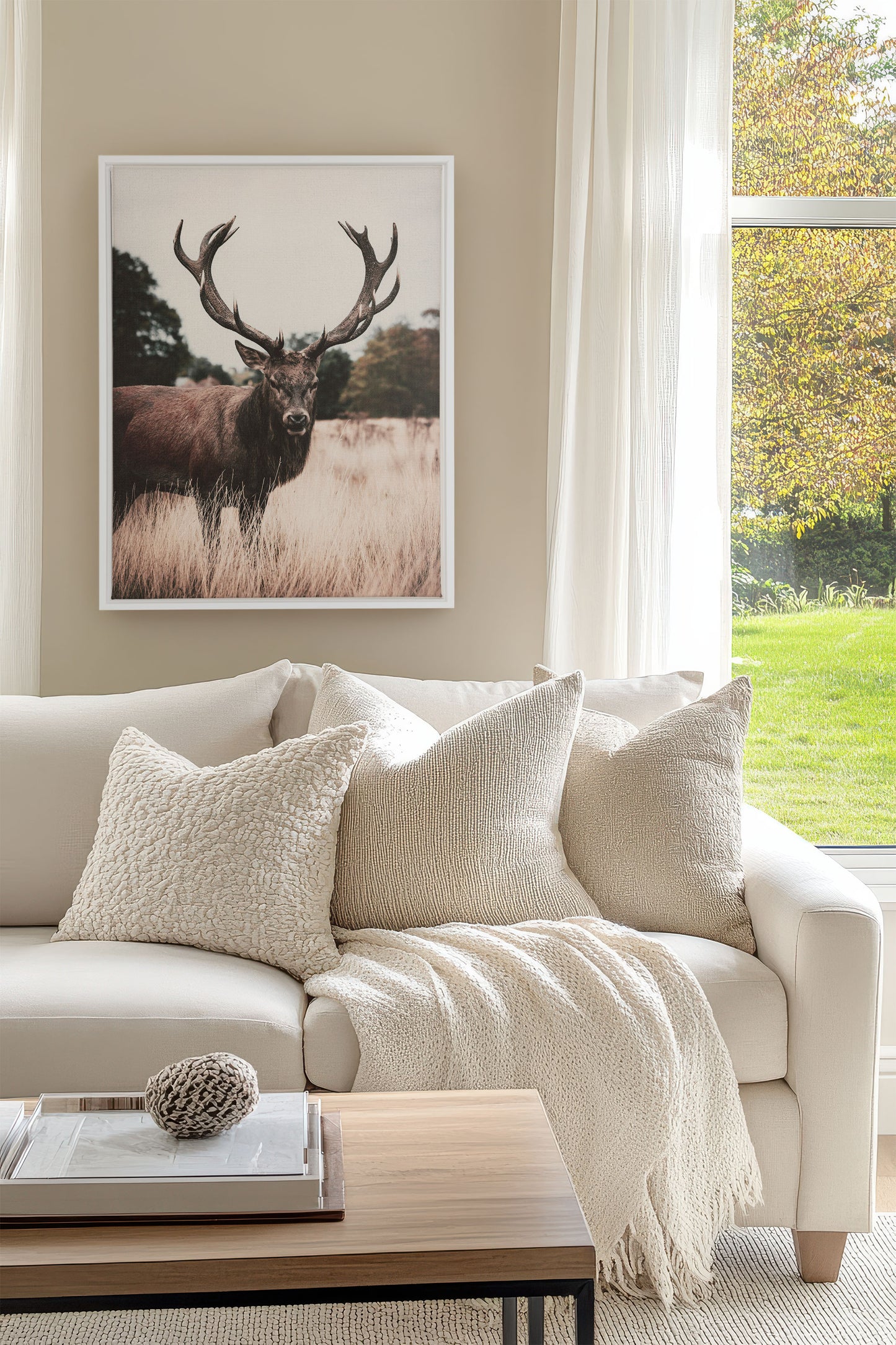 MAJESTÉ DES BOIS, Oeuvre sur toile étiré