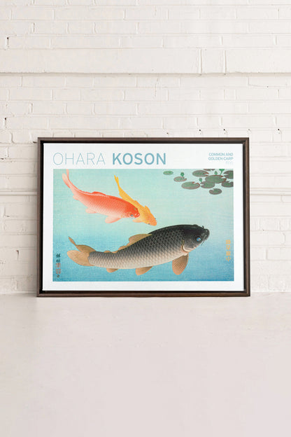 COMMON & GOLDEN CARP, Work on stretched canvas