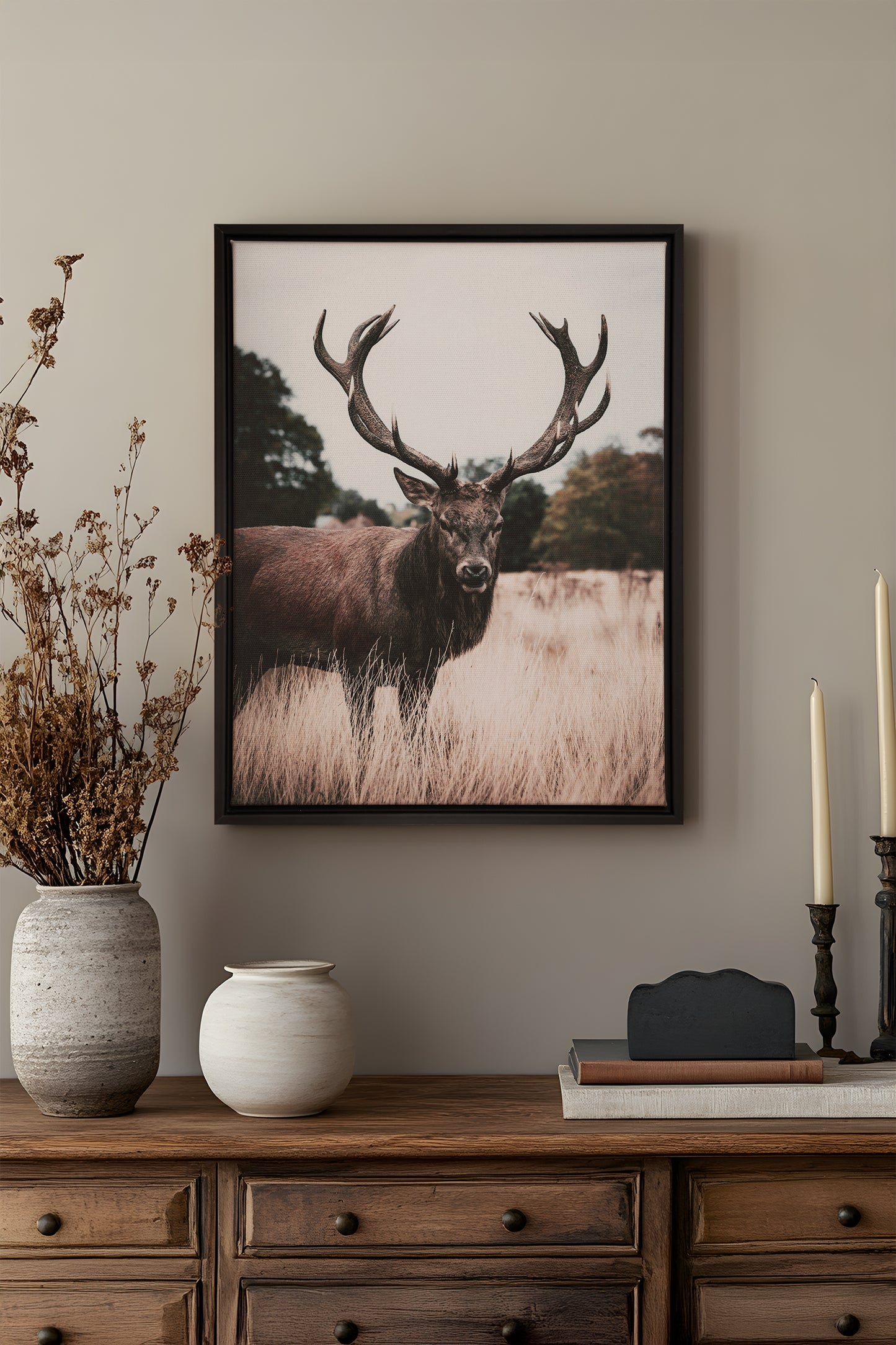 MAJESTÉ DES BOIS, Oeuvre sur toile étiré