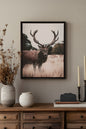 MAJESTÉ DES BOIS, Oeuvre sur toile étiré