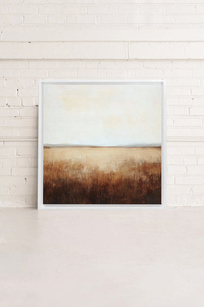 GOLDEN PLAINS, Oeuvre sur toile étirée