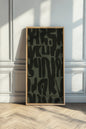 WILD SCRIPT, Work on stretched canvas