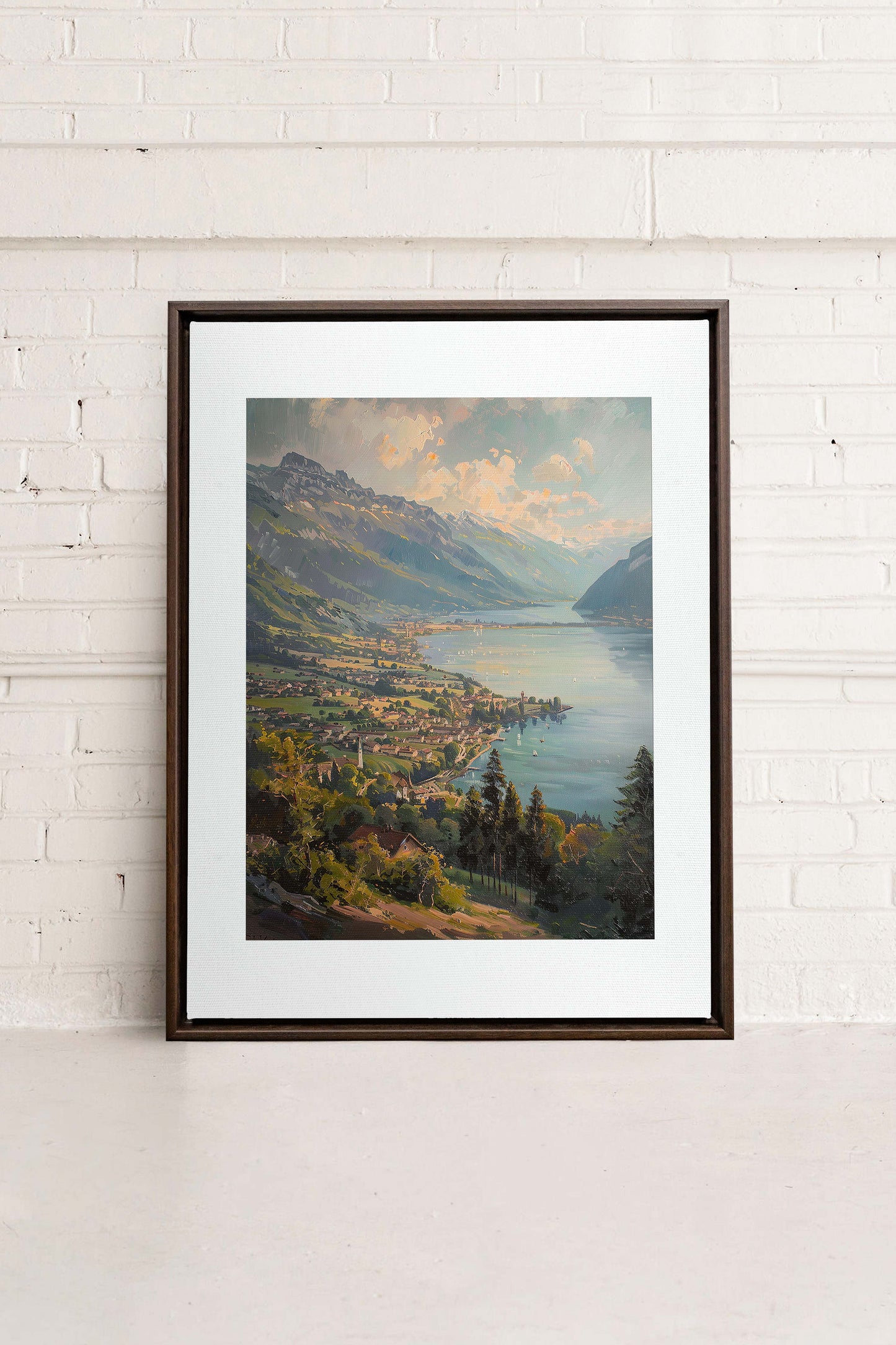 MOUNTAIN RETREAT, Work on stretched canvas