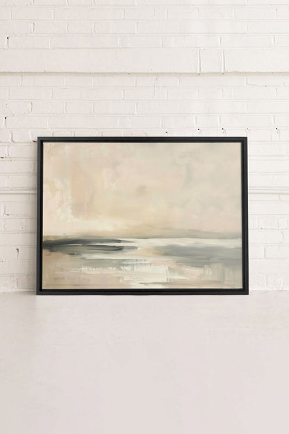 OLEKA CANVAS - GENTLE BREEZE, Oeuvre sur toile étirée, encadré Noir