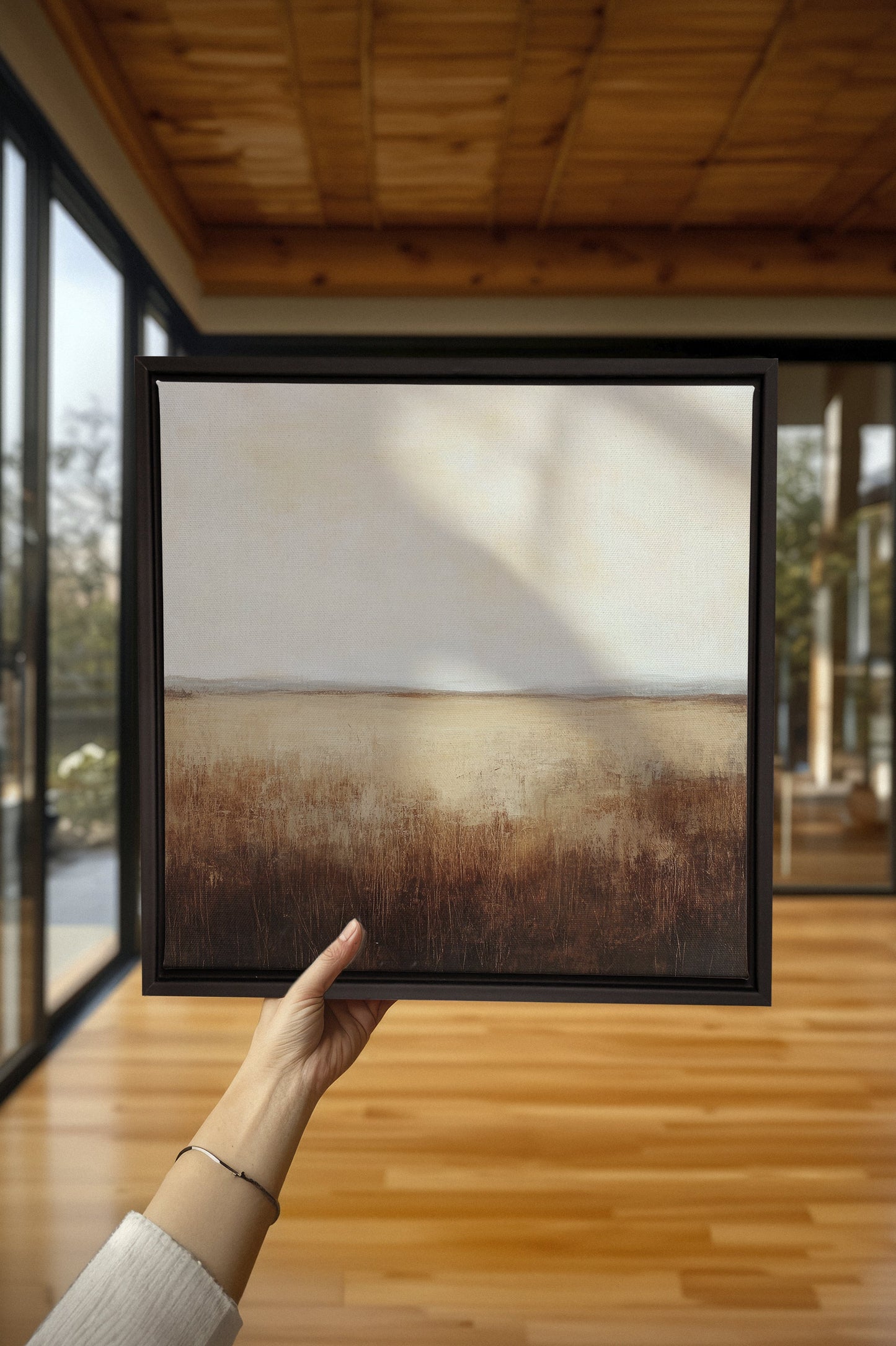 GOLDEN PLAINS, Oeuvre sur toile étirée