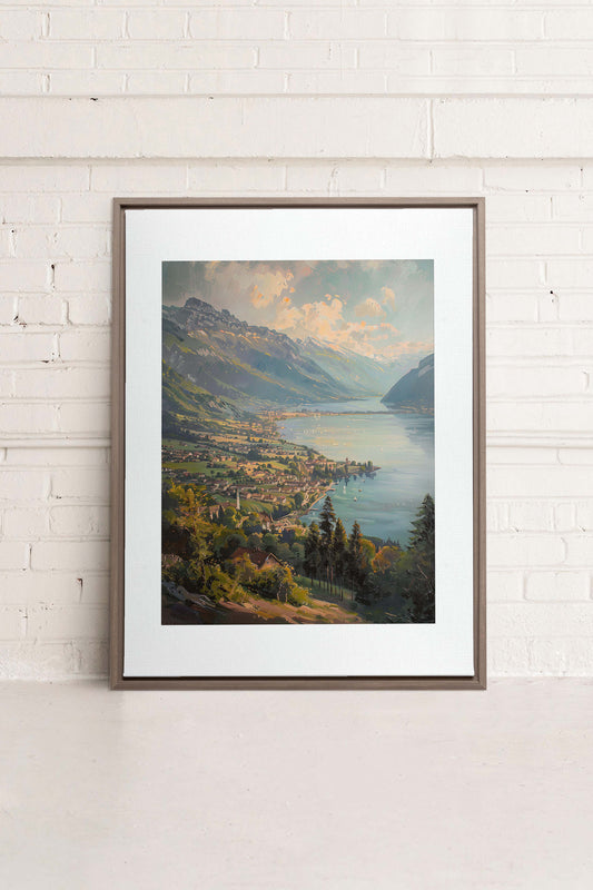 MOUNTAIN RETREAT, Work on stretched canvas