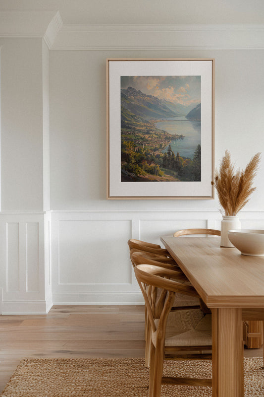 MOUNTAIN RETREAT, Work on stretched canvas