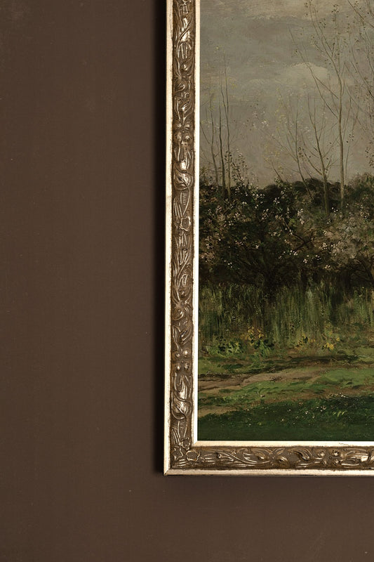 LES AMANTS DU VENT, VINTAGE SILVER FRAME