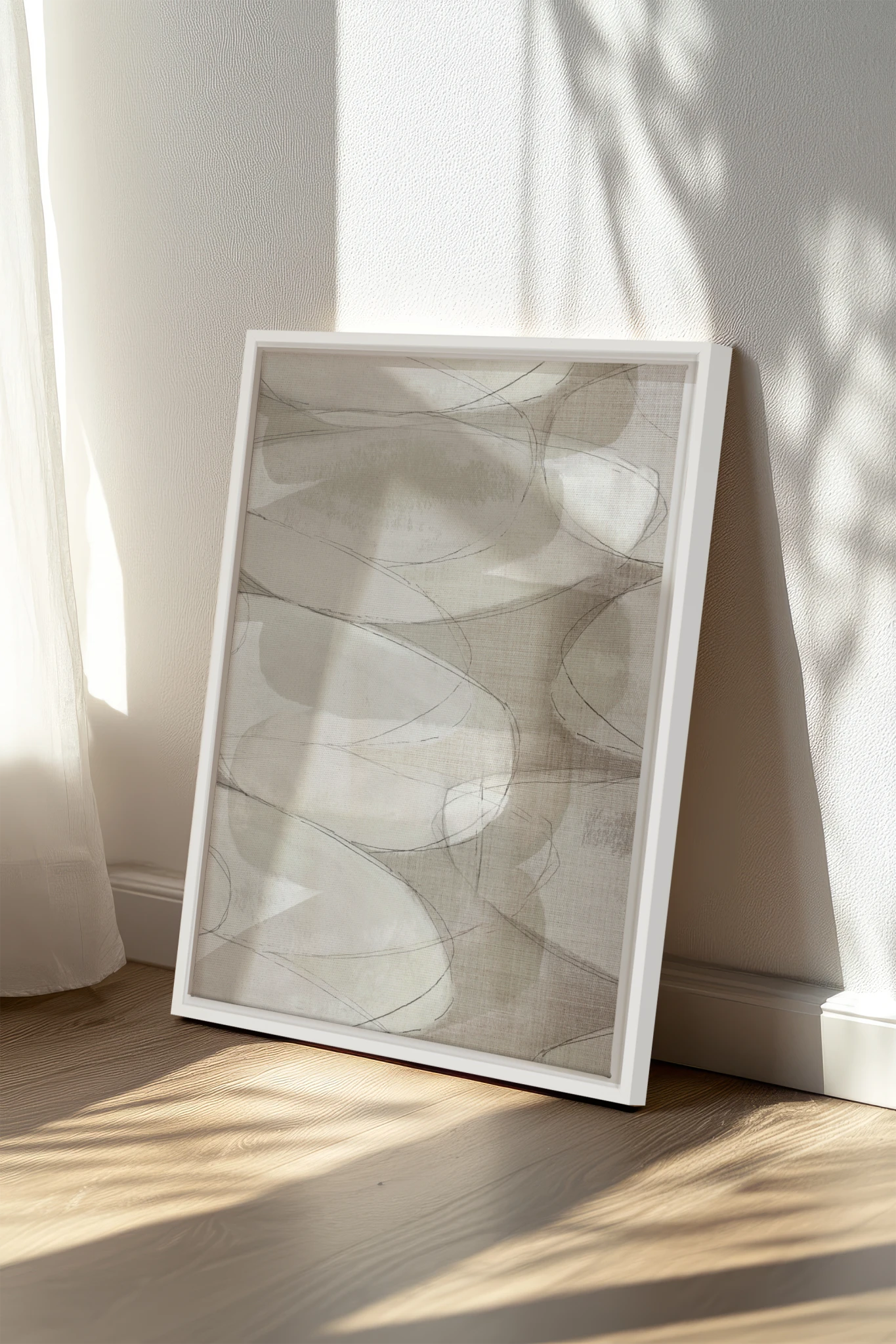Sand Curves, Oeuvre sur toile étirée