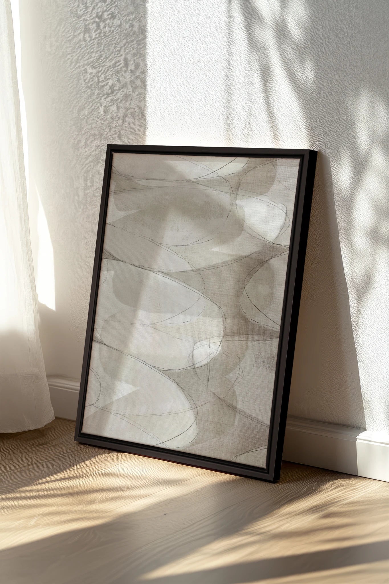 Sand Curves, Oeuvre sur toile étirée