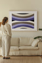 FLOW OF SHADES, Work on stretched canvas