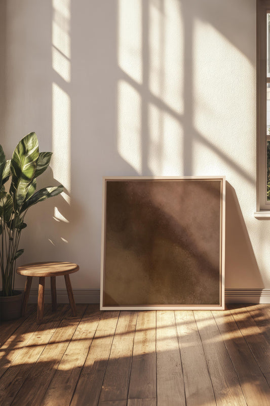 COCOA DUST, Oeuvre sur toile étirée