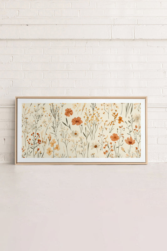 AUTUMN GARDEN, Oeuvre sur toile étirée