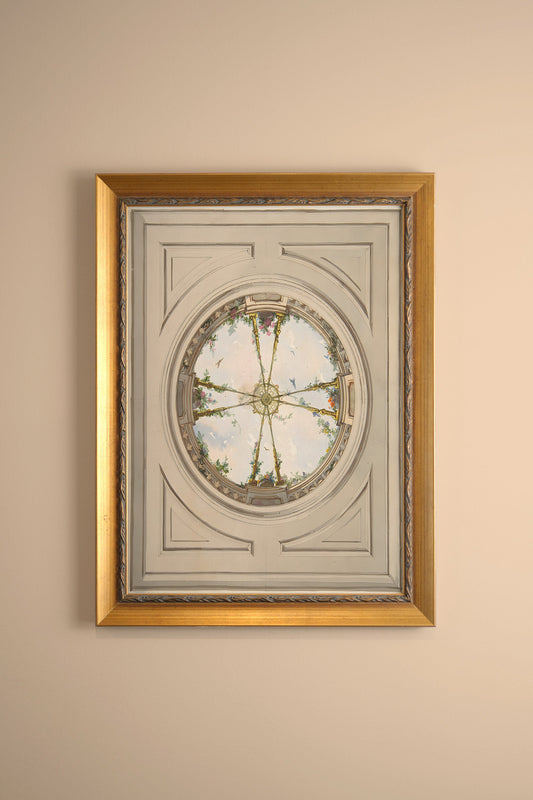 PALACE SKY, VINTAGE GOLD FRAME