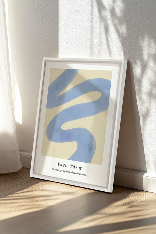 PIERRE D'AZUR, Work on stretched canvas