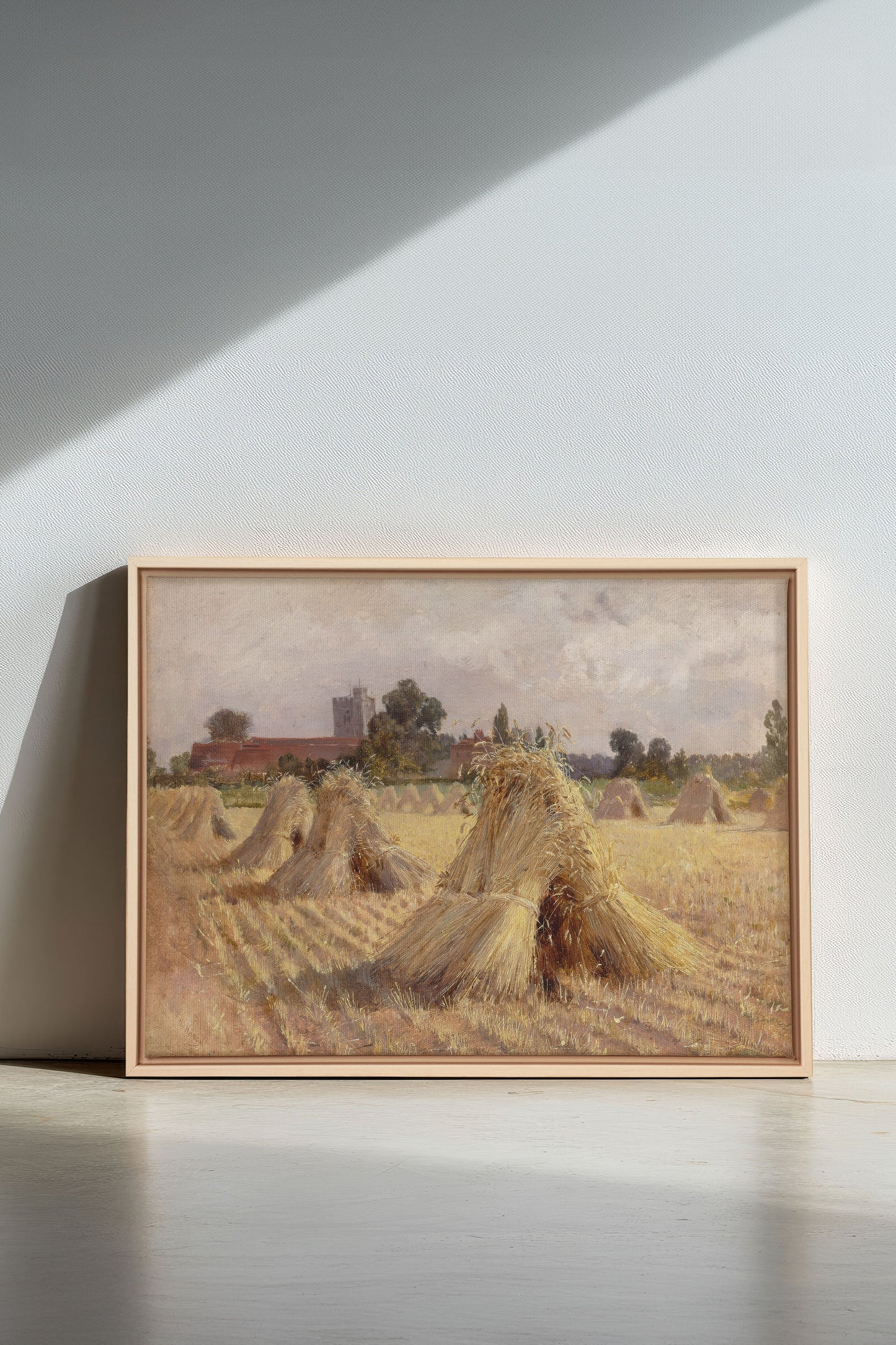 CHAMPS DES SOUVENIRS, Oeuvre sur toile étirée