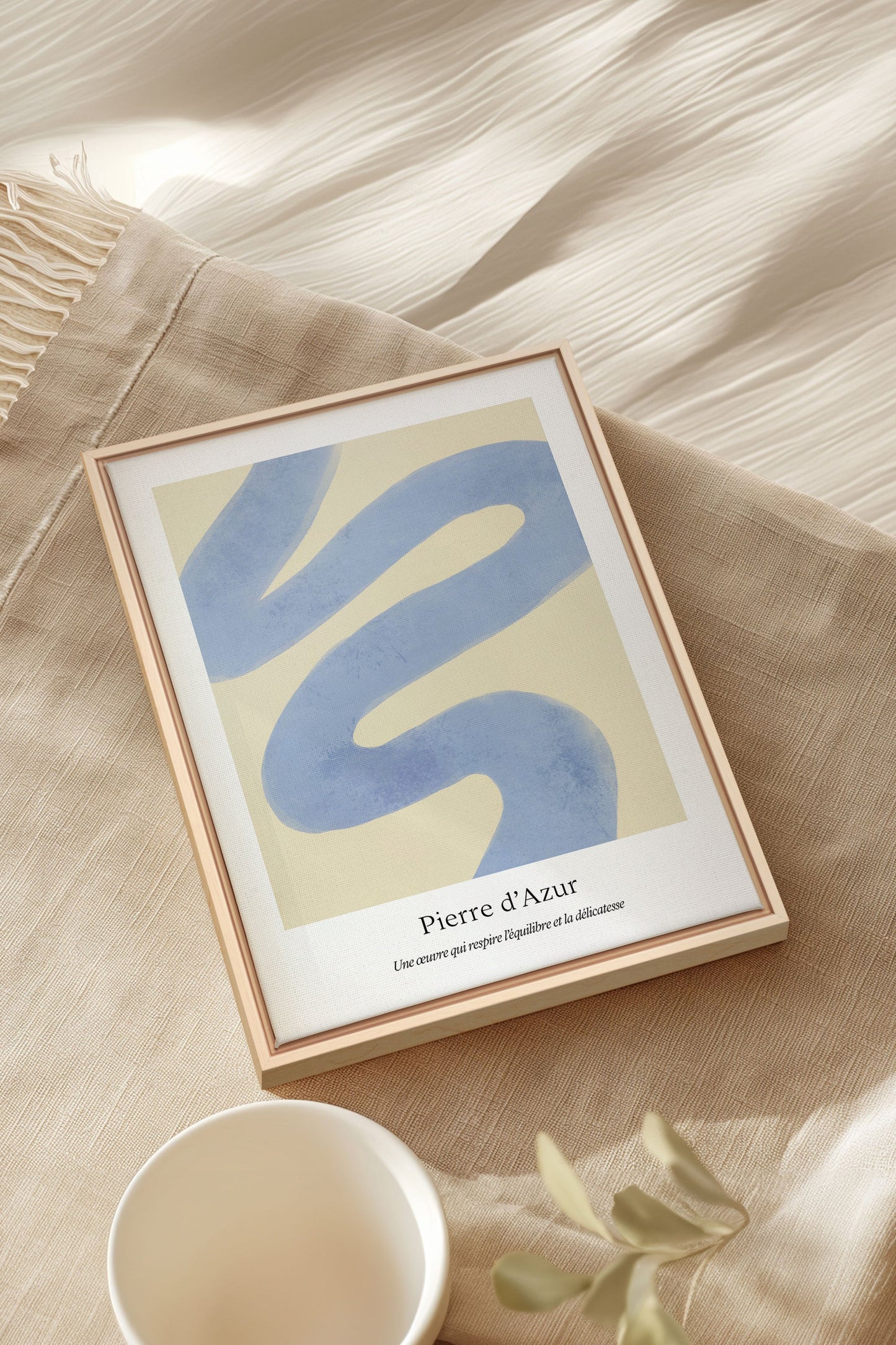 PIERRE D'AZUR, Work on stretched canvas