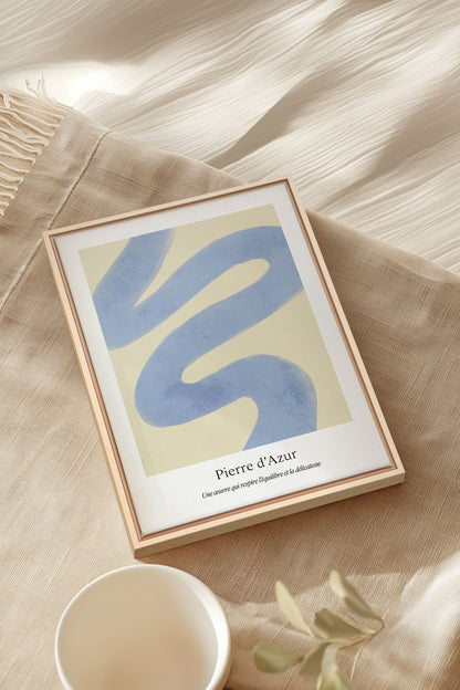 PIERRE D'AZUR, Work on stretched canvas