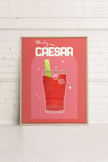 BLOODY CAESAR, Work on stretched canvas