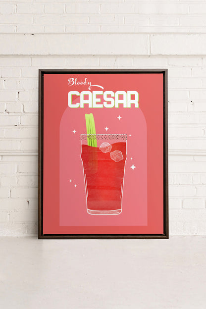 BLOODY CAESAR, Work on stretched canvas