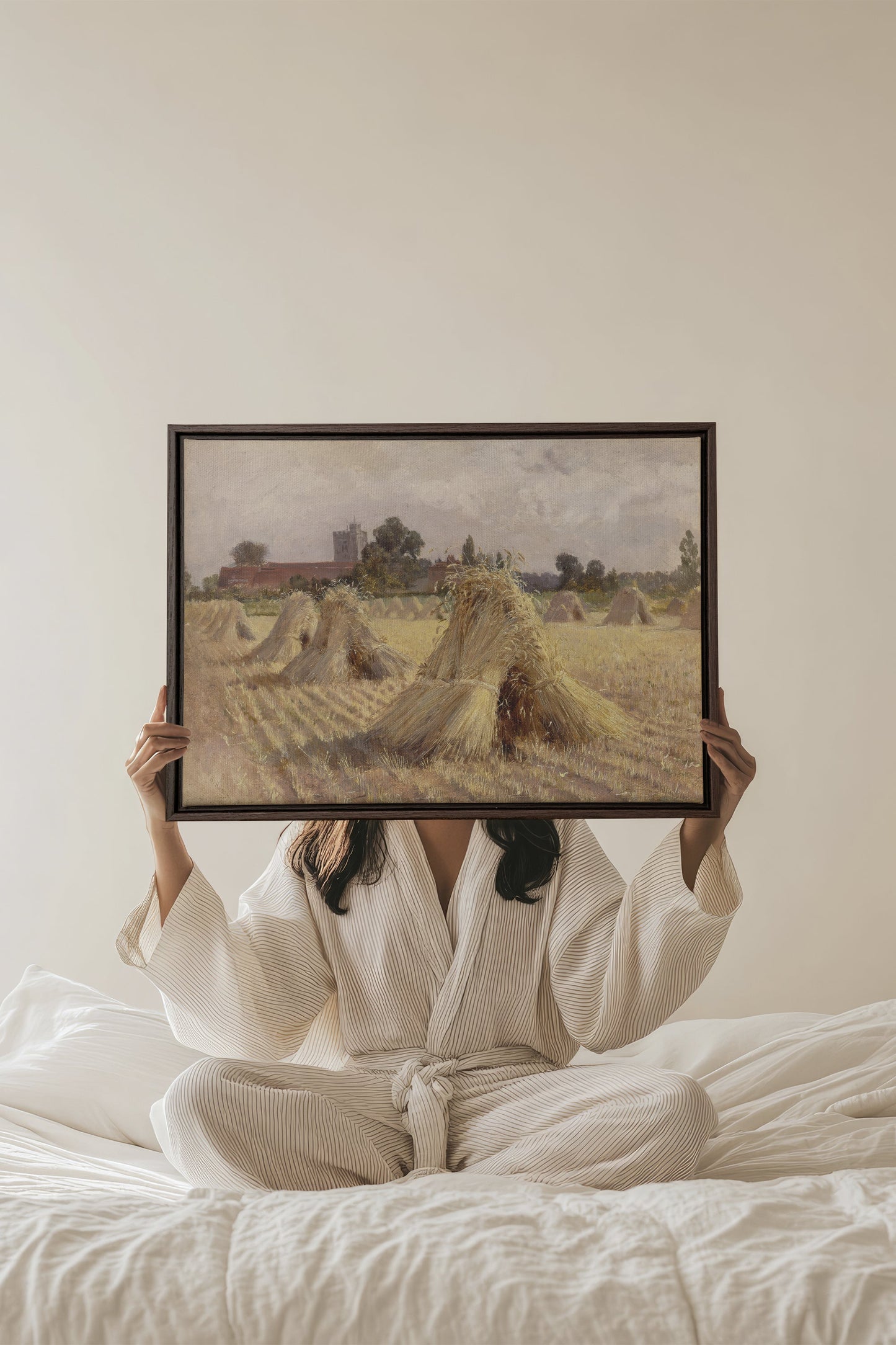 CHAMPS DES SOUVENIRS, Oeuvre sur toile étirée