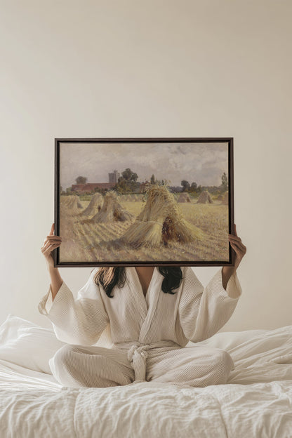 CHAMPS DES SOUVENIRS, Oeuvre sur toile étirée